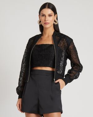 Twin Set de Renda Casaco e Top