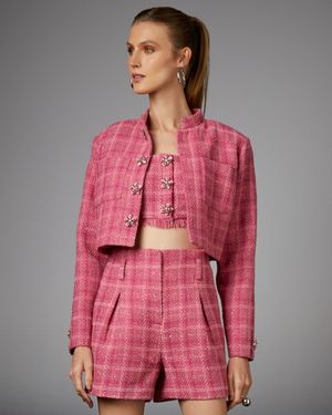 Blazer Cropped de Tweed