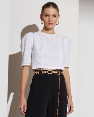 Blusa Detalhe Pérolas