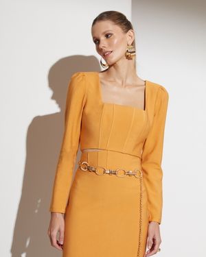 Conjunto Mini Saia Cintura Alta e Top