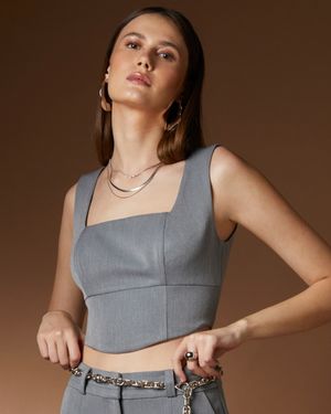 Corset Detalhe Pespontos