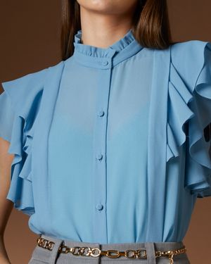 Camisa Detalhe Babados