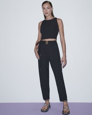Conjunto Top Regata e Calça Cenoura