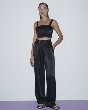 Conjunto Calça Pantalona Clochard e Top
