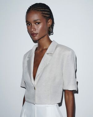 Camisa Cropped Barra Italiana