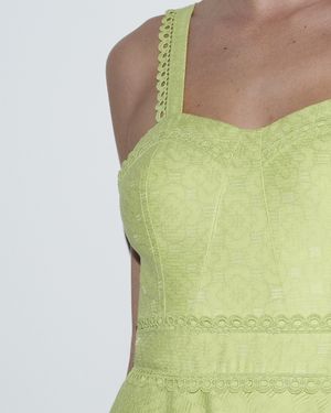 Vestido Midi Detalhe Aviamento