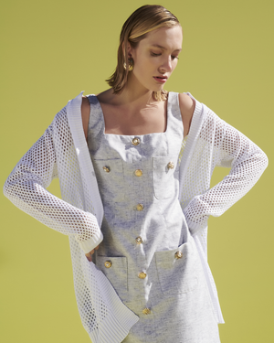 Casaco Tricot Manga Longa