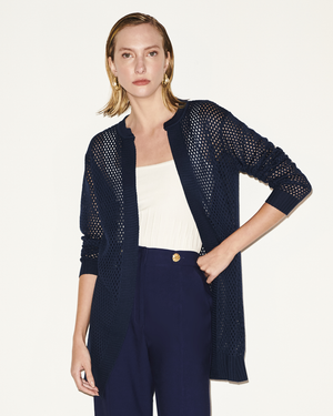 Casaco Tricot Manga Longa