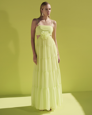 Vestido Maxi Drapeado