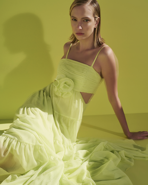 Vestido Maxi Drapeado