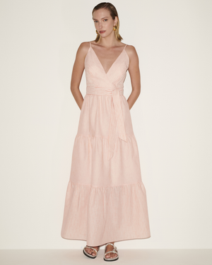 Vestido Longuete com Listras