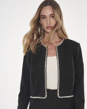 Casaqueto com Bordado Strass