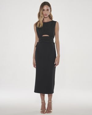 Vestido Midi Vazado