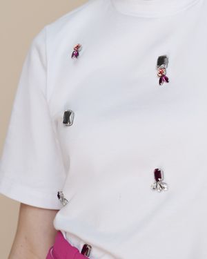 T-Shirt Básica Bordada