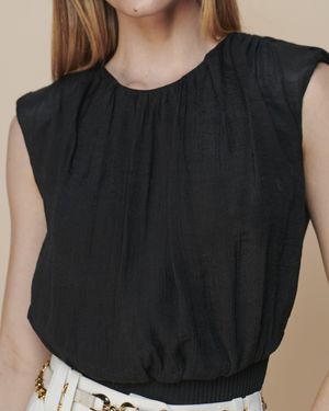 Top Regata com Detalhe de Tricot