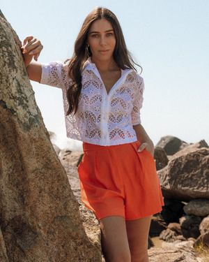 Camisa Laise Manga Curta