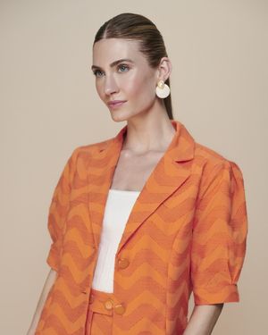 Conjunto Blazer Manga Curta e Short
