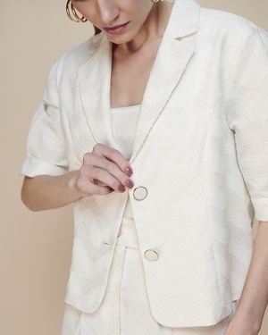 Conjunto Blazer Manga Curta e Short