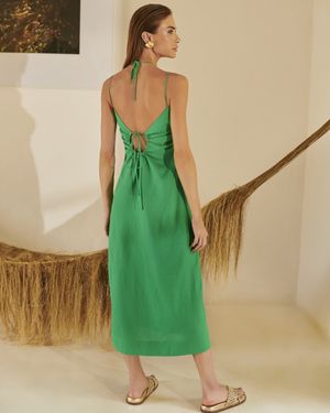 Vestido Midi Bojo com Amarração