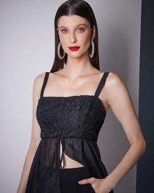 Blusa Guipir com Fluidez
