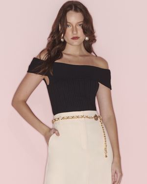 Top Ombro a Ombro Tricot