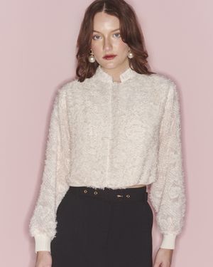 Casaqueto Manga Longa com Punho Tricot