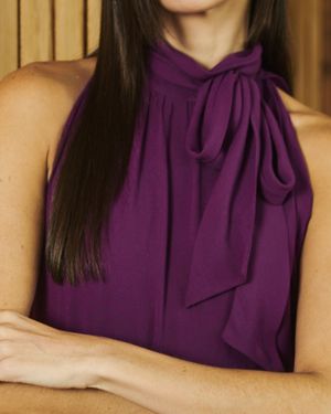 Blusa Gola Foulard