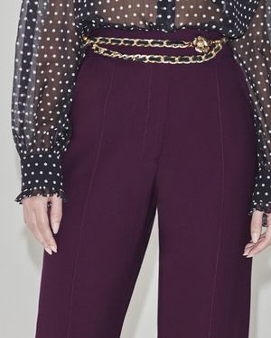 Calça Regular Detalhe Martingale