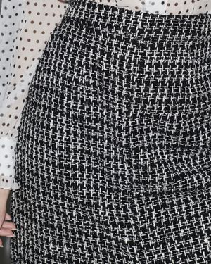 Saia Tweed Midi Reta