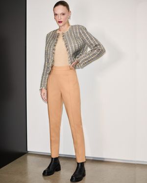 Calça Skinny com Passante no Cós