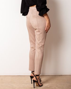 Calça Skinny Suede