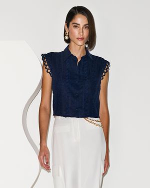 CAMISA MANGA CURTA ENTREMEIOS