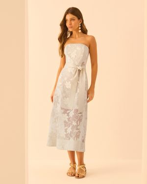 VESTIDO MIDI RENDADO