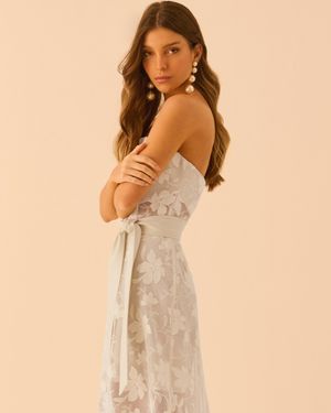 VESTIDO MIDI RENDADO