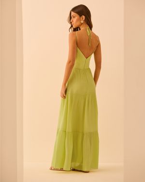 VESTIDO MAXI DUPLA AMARRAÇÃO