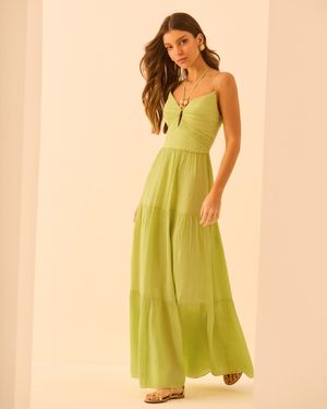 VESTIDO MAXI DUPLA AMARRAÇÃO