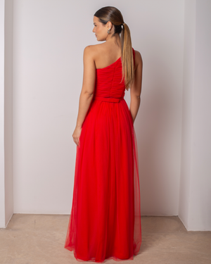 VESTIDO TULE OMBRO SÓ SAIA GODÊ