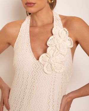 Vestido Longuete Frente Unica