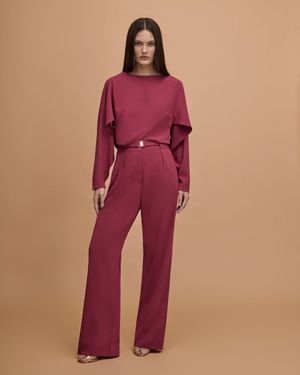 Blusa Crepe Decote V