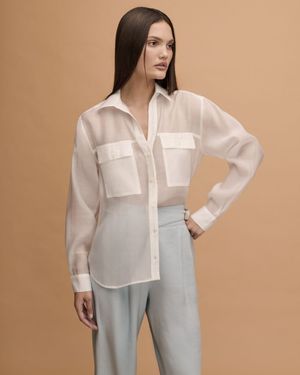 Camisa Manga Longa com Bolsos