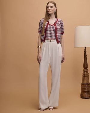 Casaqueto Jacquard Pied de Poule 
