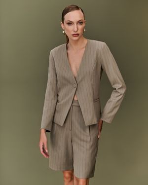 Blazer Decote Profundo