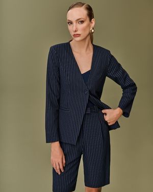 Blazer Decote Profundo
