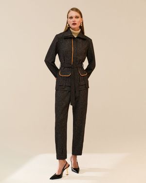 Conjunto Parka e Calça Reta