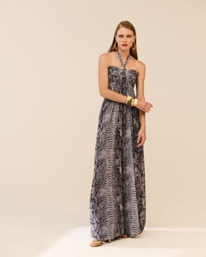 Vestido Maxi Bojo Drapeado