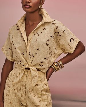 Conjunto Camisa Amarração e Calça Cenoura
