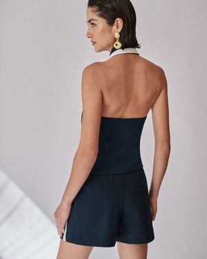 Conjunto Frente Única e Short Bicolor