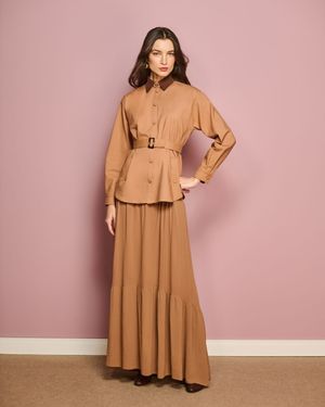 Saia Maxi Babado