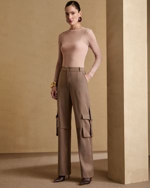 Calça Cargo Wide