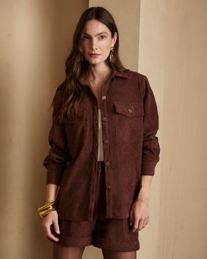 Camisa Manga Longa Bolso Sete
